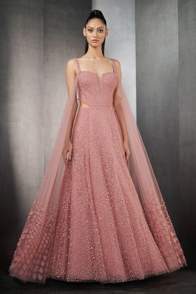 CELESTIAL ROSE PINK GOWN